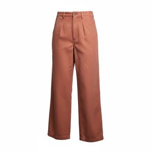 Madewell Harlow Pleated Wide Leg Pants 8T Tall Terracotta Tencel Do Well Boho